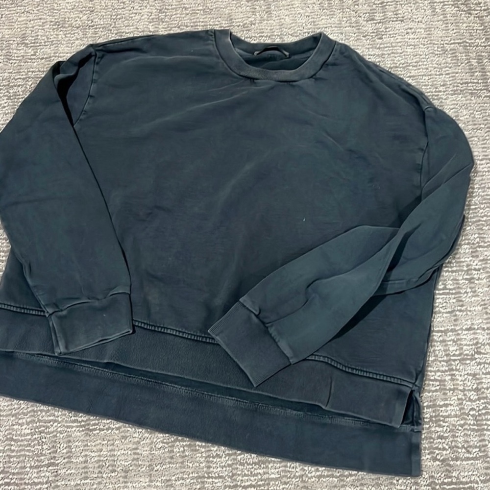 All Saints Charcoal Black Sweatshirt